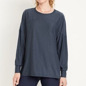 Old Navy Long Sleeve Tunic Women's Long Sleeve Top - Blue